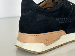 Giorgio Armani Men’s Blue Suede Sneakers 9.5 US (8.5 IT) X2X179 Italy NIB $895