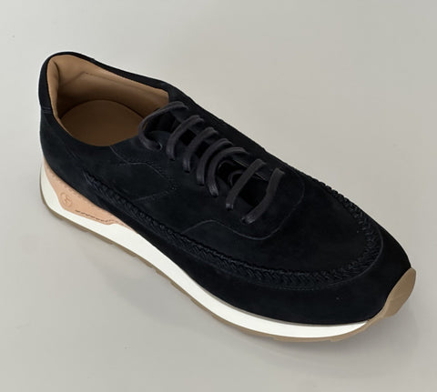 Giorgio Armani Men’s Blue Suede Sneakers 9.5 US (8.5 IT) X2X179 Italy NIB $895