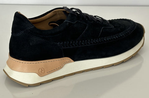 Giorgio Armani Men’s Blue Suede Sneakers 9.5 US (8.5 IT) X2X179 Italy NIB $895