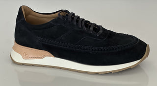 Giorgio Armani Men’s Blue Suede Sneakers 9.5 US (8.5 IT) X2X179 Italy NIB $895