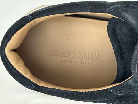 Giorgio Armani Men’s Blue Suede Sneakers 11.5 US (10.5 IT) X2X179 Italy NIB $895