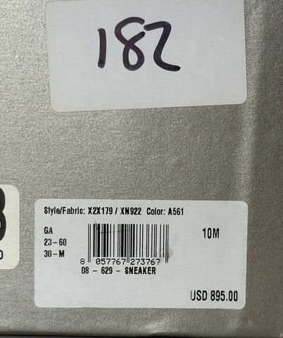 Giorgio Armani Men’s Blue Suede Sneakers 11.5 US (10.5 IT) X2X179 Italy NIB $895