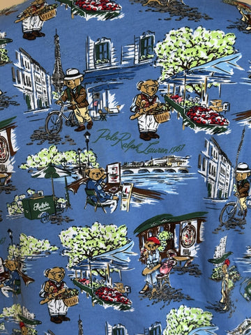 Polo Ralph Lauren Bear Logo Classic Fit T-Shirt Blue Medium NWT $69.50