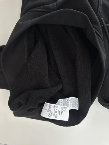 Emporio Armani Embroidered Men's Black Sweatshirt with Hoodie XL 7V1ME6 NWT $325