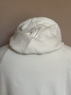 Emporio Armani Embroidered Men's White Sweatshirt with Hoodie XL 7V1ME6 NWT $325