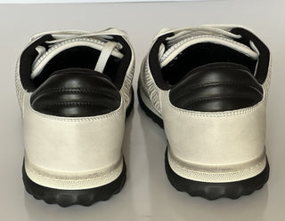 Gucci Dali Soft White/Black Leather Sneakers 13 US (Gucci 12.5) Italy 741656 NIB