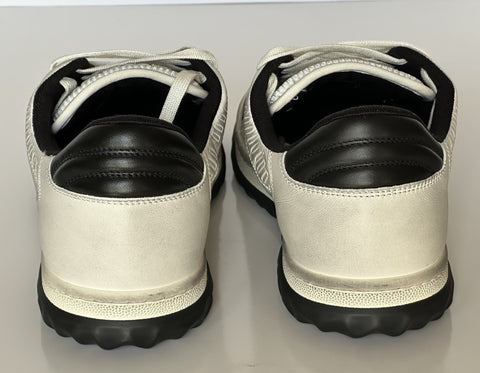 Gucci Dali Soft White/Black Leather Sneakers 13 US (Gucci 12.5) Italy 741656 NIB