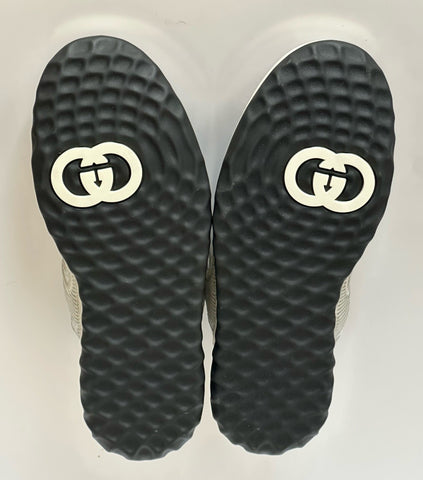 Gucci Dali Soft White/Black Leather Sneakers 13 US (Gucci 12.5) Italy 741656 NIB