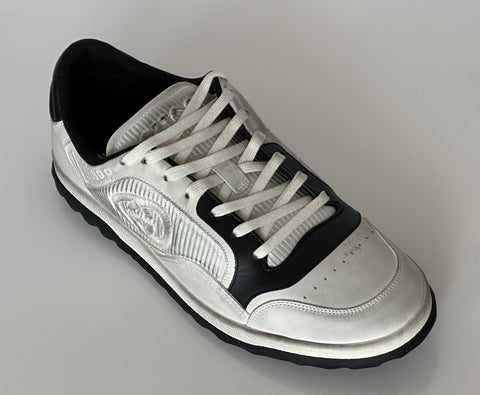 Gucci Dali Soft White/Black Leather Sneakers 13 US (Gucci 12.5) Italy 741656 NIB