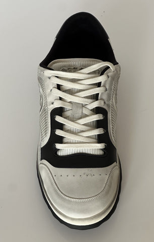 Gucci Dali Soft White/Black Leather Sneakers 13 US (Gucci 12.5) Italy 741656 NIB