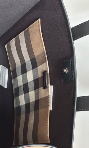 Burberry Medium Taupe Brown IP Check Tote Bag 80845511 NWT $1350
