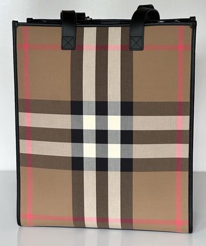 Burberry Medium Taupe Brown IP Check Tote Bag 80845511 NWT $1350