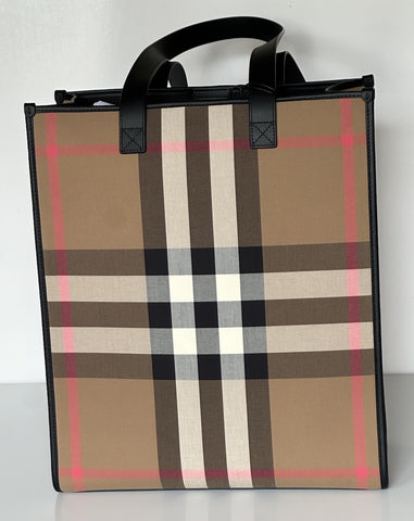 Burberry Medium Taupe Brown IP Check Tote Bag 80845511 NWT $1350