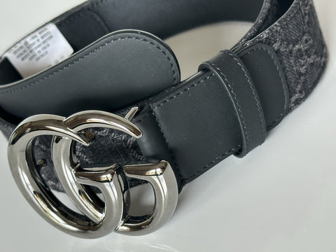 Gucci Marmont Women's Canvas/Leather GG Belt Balck Size 85/34 Italy NWT 400593