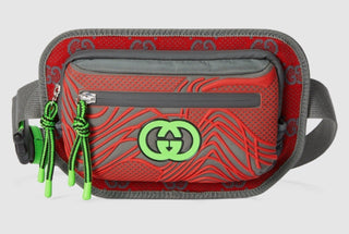 Gucci GG Logo Nylon Belt Bag Multicolor 752102 Size 90 (36) Italy NWT