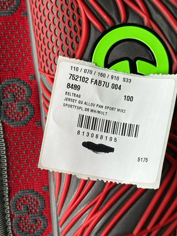 Gucci GG Logo Nylon Belt Bag Multicolor 752102 Size 90 (36) Italy NWT