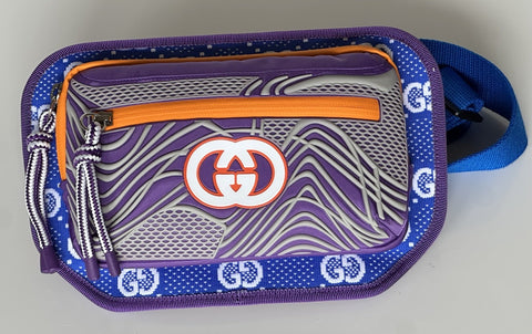 Gucci GG Logo Nylon Belt Bag Multicolor 752102 Size 90 (36) Italy New