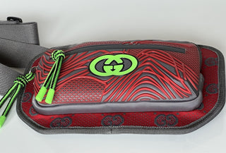 Gucci GG Logo Nylon Belt Bag Multicolor 752102 Size 110 (44) Italy New