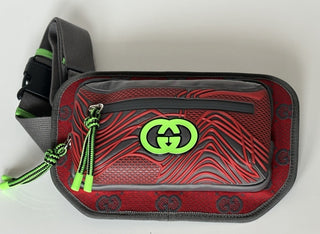 Gucci GG Logo Nylon Belt Bag Multicolor 752102 Size 110 (44) Italy New