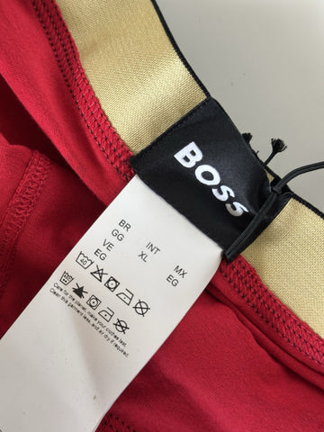 BOSS Hugo Boss Briefs Underwear XL Logo Red NWT $30