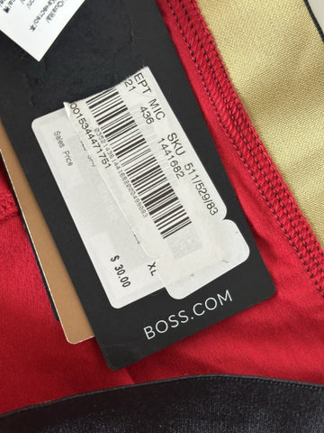 BOSS Hugo Boss Briefs Underwear XL Logo Red NWT $30