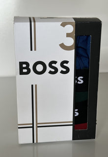 Hugo Boss 3 Pack Red/Green/Blue Underwear Boxers Small NIB