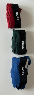 Hugo Boss 3 Pack Red/Green/Blue Underwear Boxers Small NIB