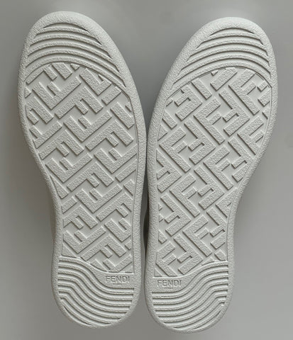 Fendi Calf Leather White Sneakers 11 US (10 Fendi) 7E1636 Italy NIB $680