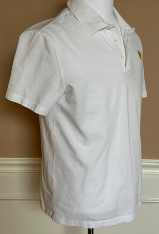 Versace Medusa White Piquet Cotton White Polo Shirt XL 1008492