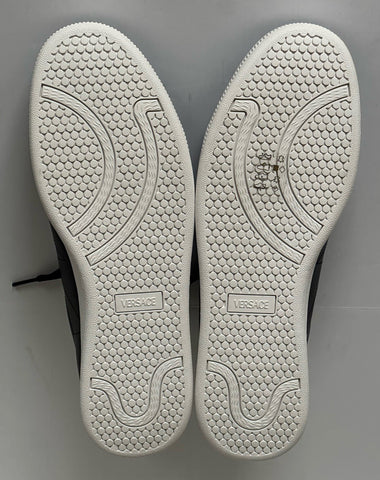 Versace Medusa Men's Black Leather Sneakers 13 US (46 Euro) 1016936 NIB