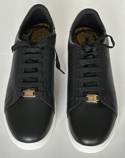 Versace Medusa Men's Black Leather Sneakers 13 US (46 Euro) 1016936 NIB