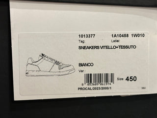 Versace Medusa Men’s White Leather Sneakers 12 US (45 Euro) 1013377 IT NIB $700