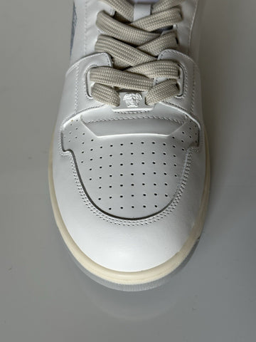 Versace Medusa Men’s White Leather Sneakers 12 US (45 Euro) 1013377 IT NIB $700