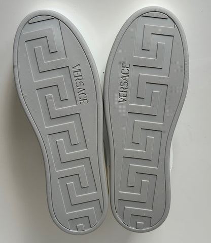Versace Medusa Men’s White Leather Sneakers 11 US (44 Euro) 1013377 IT NIB $700
