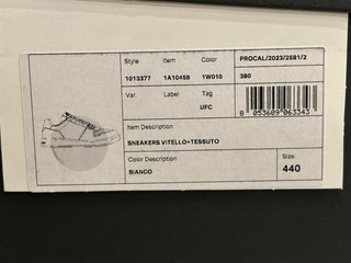 Versace Medusa Men’s White Leather Sneakers 11 US (44 Euro) 1013377 IT NIB $700