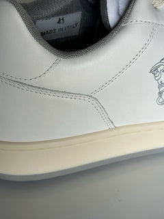 Versace Medusa Men’s White Leather Sneakers 11 US (44 Euro) 1013377 IT NIB $700