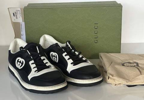 Gucci Dali Soft Black/White Leather Sneakers 13 US (Gucci 12.5) 756811 NIB
