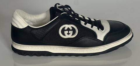 Gucci Dali Soft Black/White Leather Sneakers 13 US (Gucci 12.5) 756811 NIB