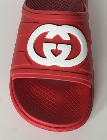 Gucci Men’s Rubber Maple Red/White Sandals 13.5 US (13 Gucci) 780296