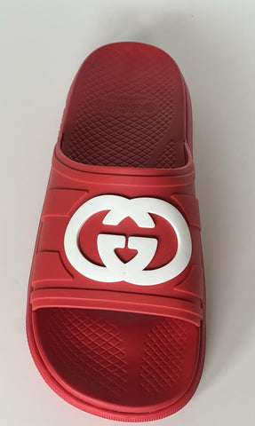 Gucci Men’s Rubber Maple Red/White Sandals 13.5 US (13 Gucci) 780296