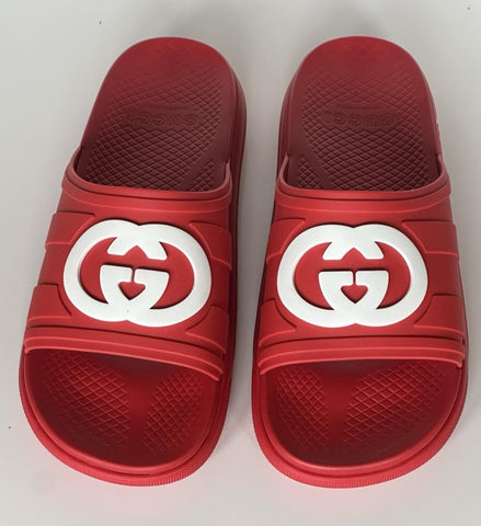 Gucci Men’s Rubber Maple Red/White Sandals 13.5 US (13 Gucci) 780296