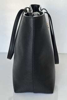 Versace Gold Medusa Calf Leather Black Tote Bag 1015533 Italy NWT $1875