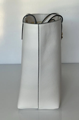 Versace Gold Medusa Calf Leather White Tote Bag 1015533 Italy NWT $1875