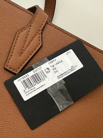 Versace Gold Medusa Calf Leather Brown Tote Bag 1015533 NWT $1875