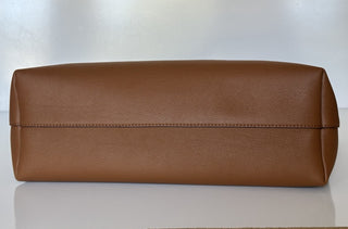 Versace Gold Medusa Calf Leather Brown Tote Bag 1015533 NWT $1875
