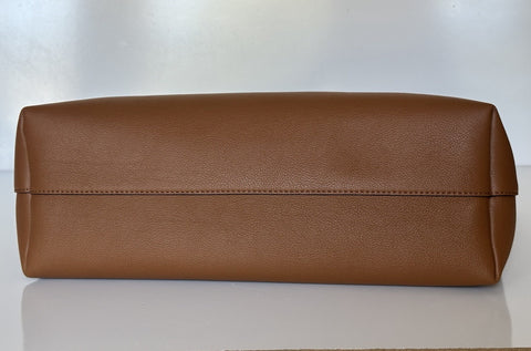 Versace Gold Medusa Calf Leather Brown Tote Bag 1015533 NWT $1875