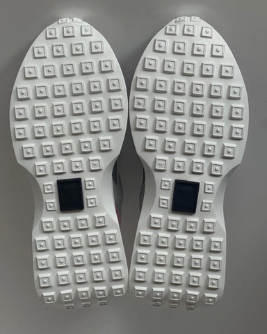 Versace Low Top Women's Candy Pink & White Sneakers 8 US (38) 1011941 Italy NIB