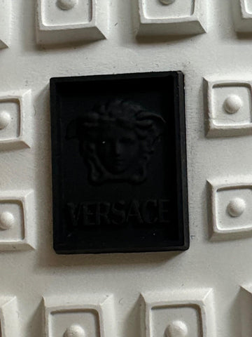 Versace Low Top Women's Candy Pink & White Sneakers 8 US (38) 1011941 Italy NIB