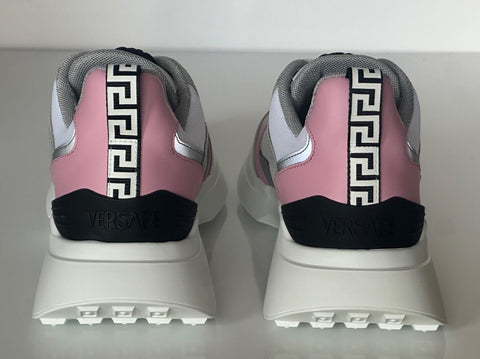 Versace Low Top Women's Candy Pink & White Sneakers 8 US (38) 1011941 Italy NIB