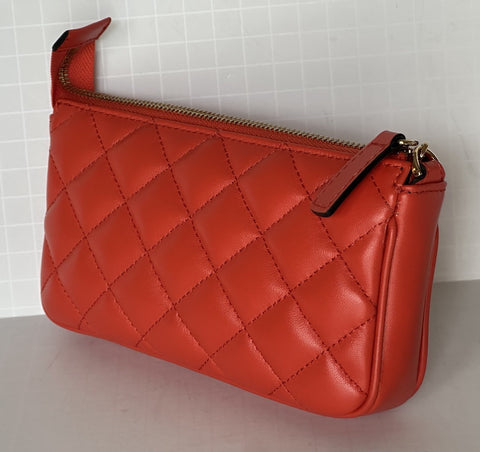 Versace Gold Medusa Head Quilted Leather Red Shoulder Bag 1019223 NWOT $925